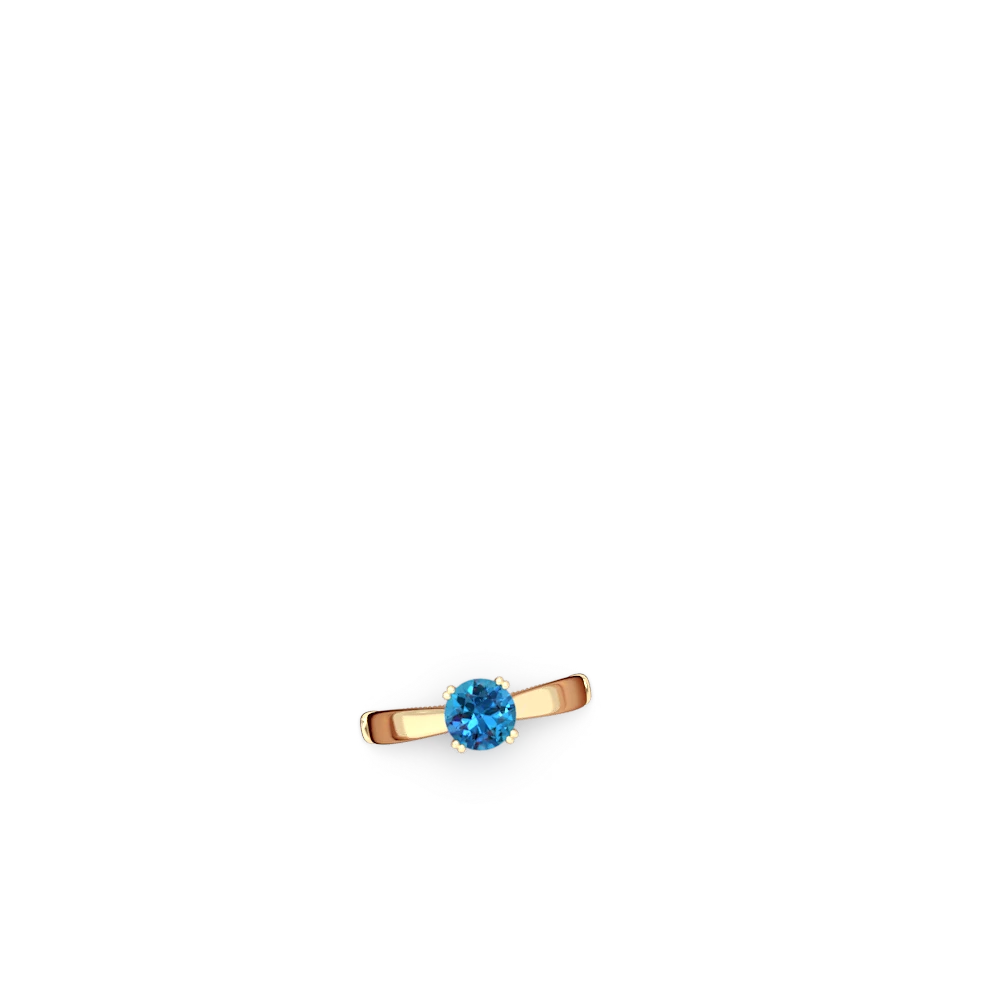 London Topaz Renaissance 14K Yellow Gold ring R27806RD