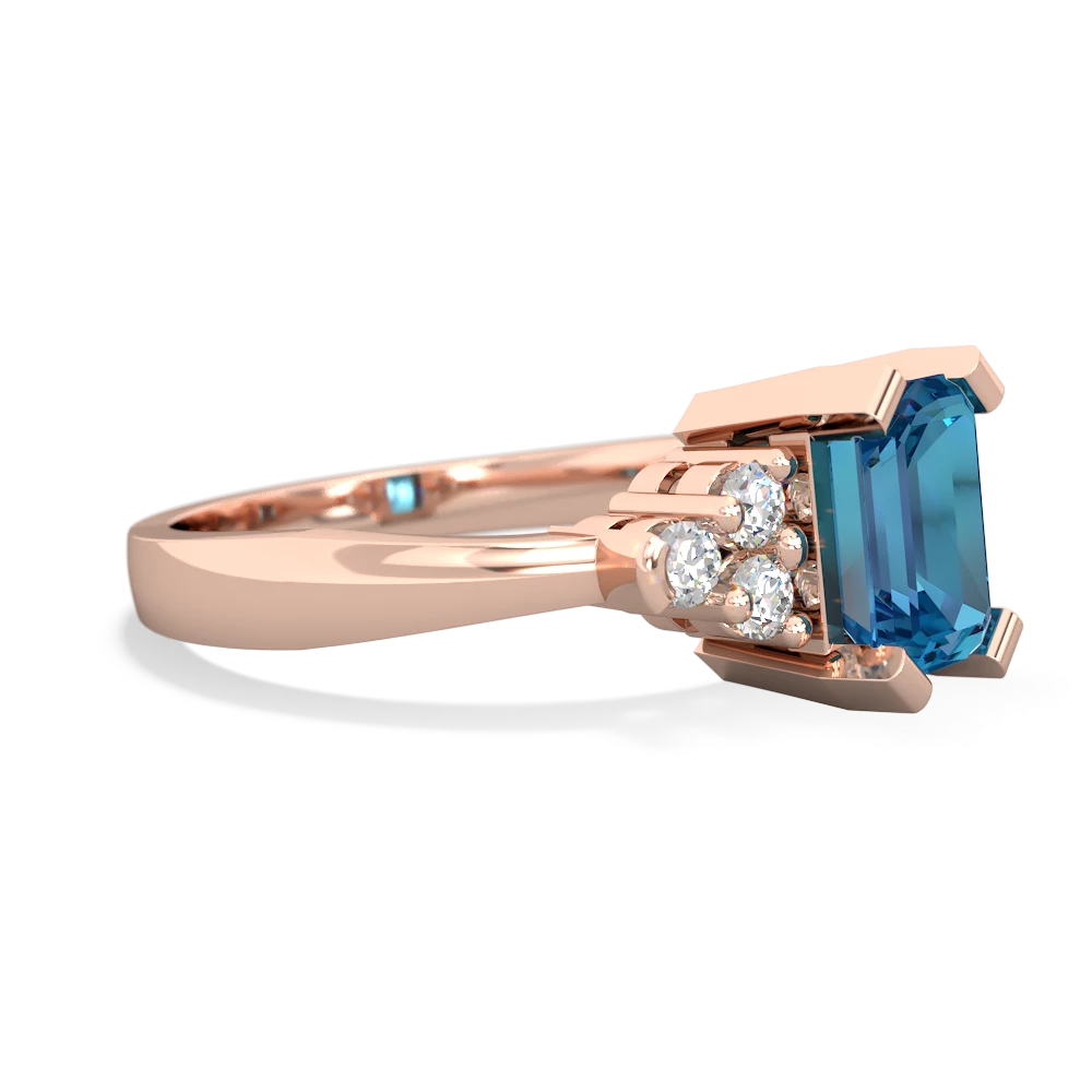 London Topaz Timeless Classic 14K Rose Gold ring R2591