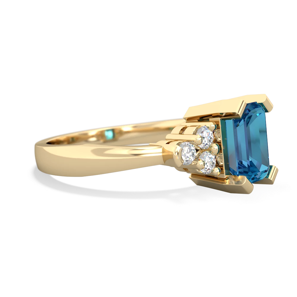 London Topaz Timeless Classic 14K Yellow Gold ring R2591