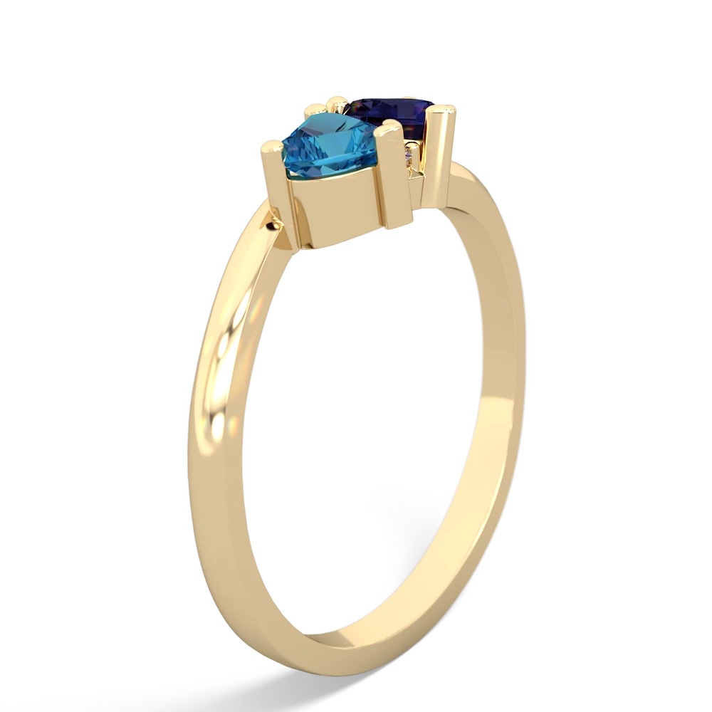 London Topaz Sweethearts 14K Yellow Gold ring R5260