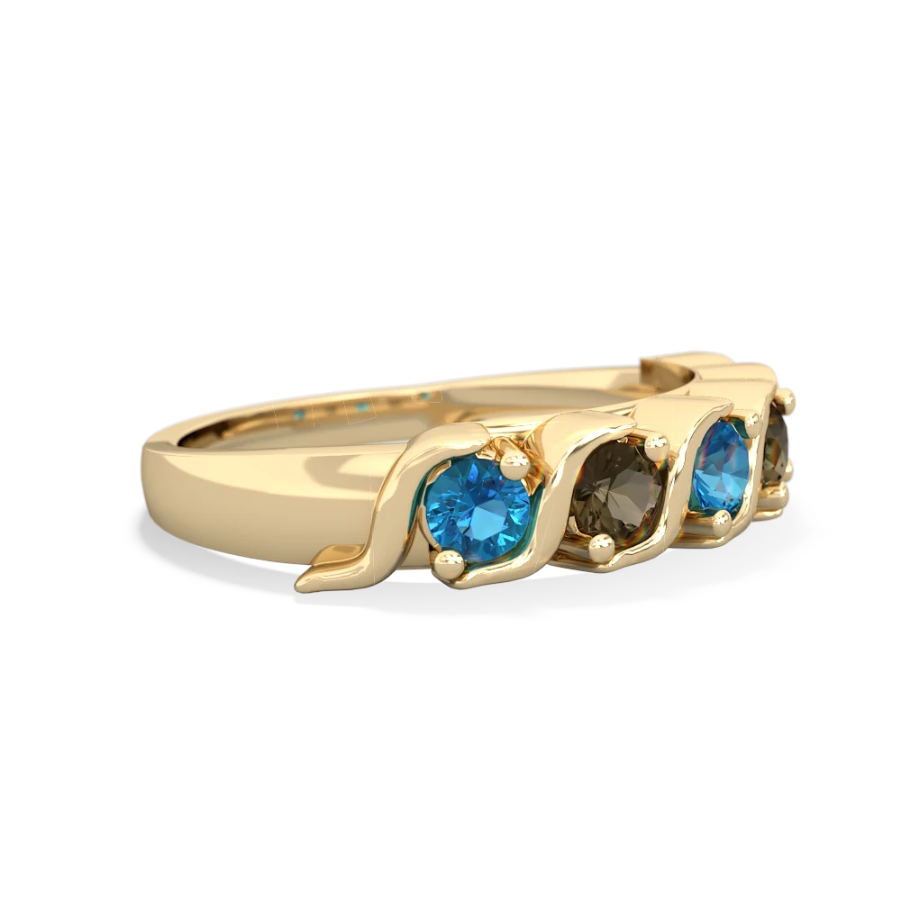 London Topaz Anniversary Band 14K Yellow Gold ring R2089