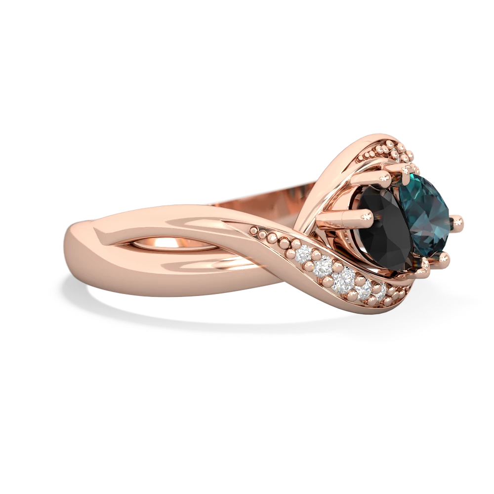 Onyx Summer Winds 14K Rose Gold ring R5342