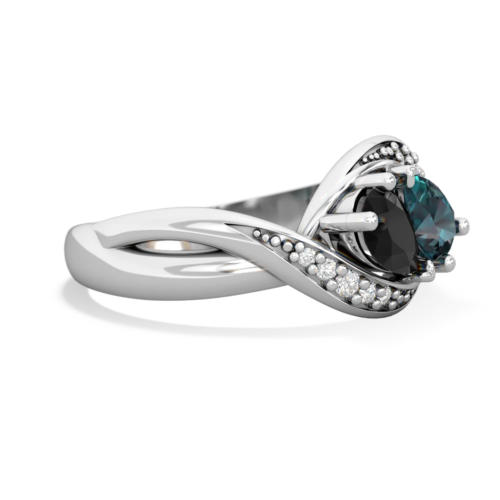 Onyx Summer Winds 14K White Gold ring R5342