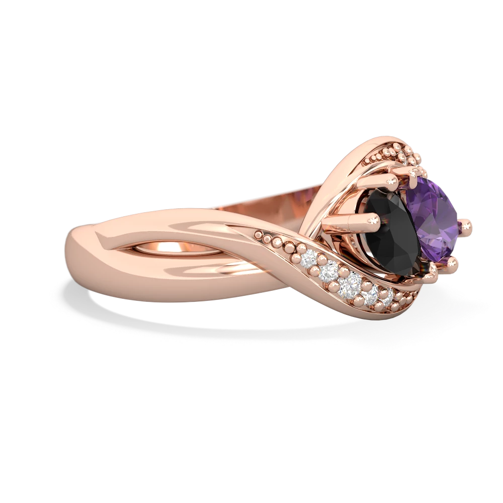 Onyx Summer Winds 14K Rose Gold ring R5342