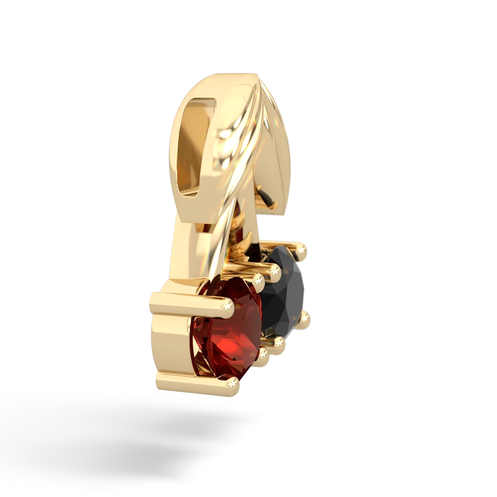 Onyx Sweet Cherries 14K Yellow Gold pendant P7001