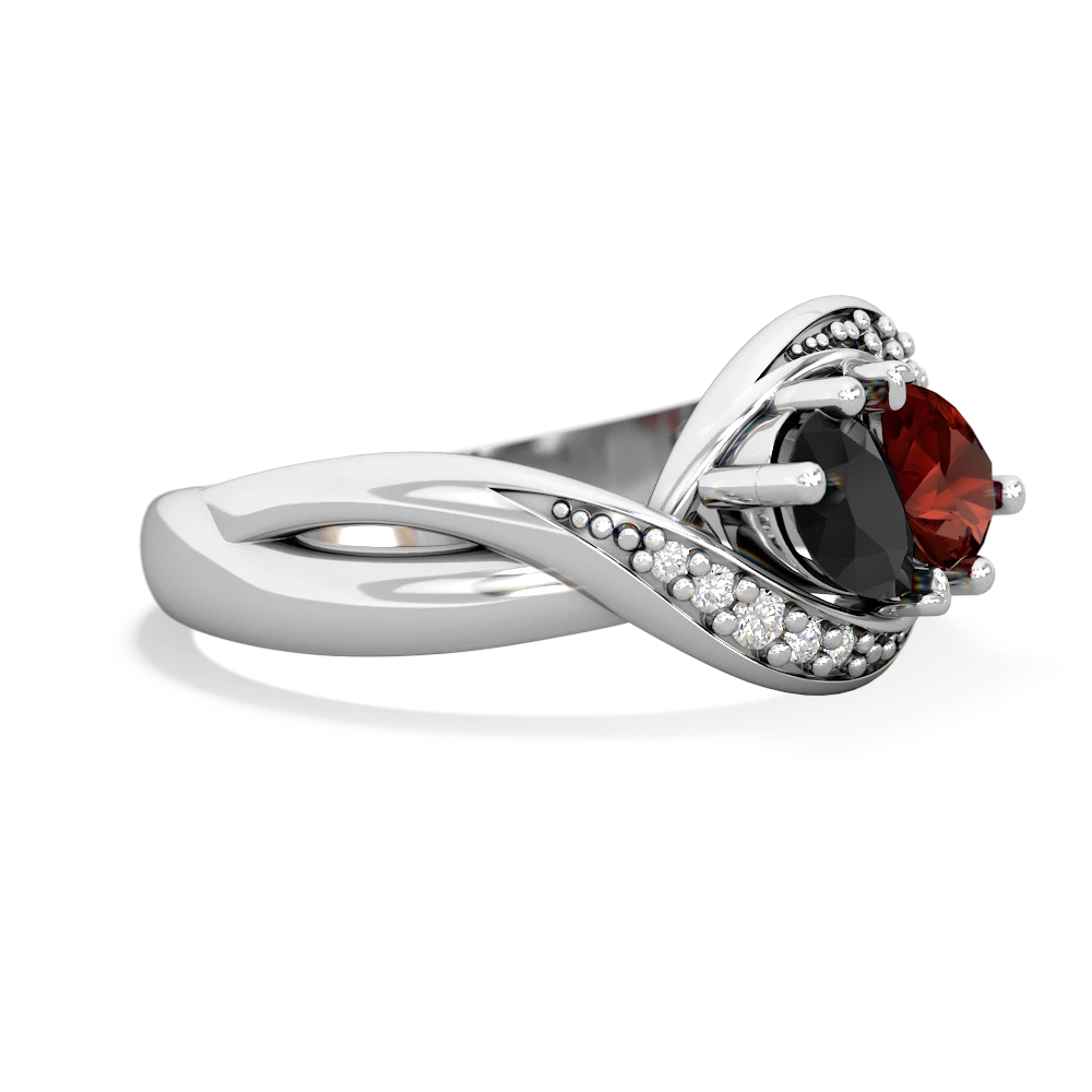 Onyx Summer Winds 14K White Gold ring R5342