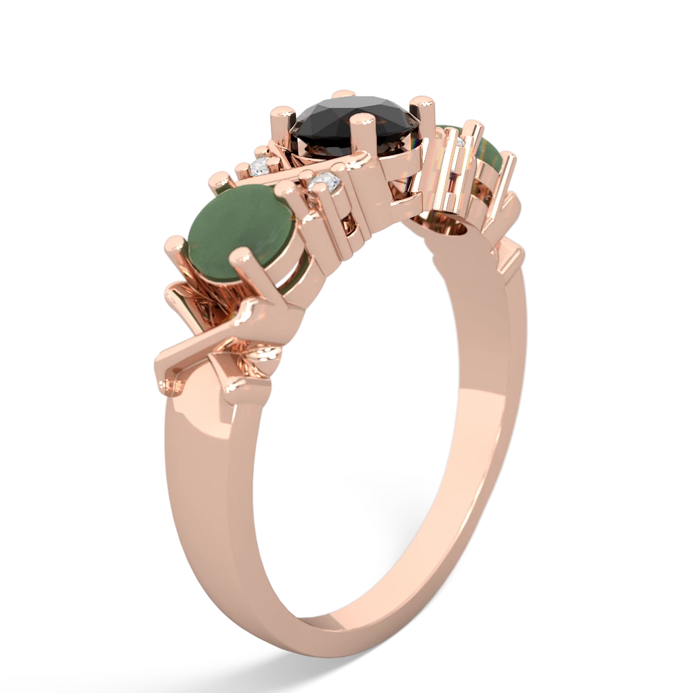 Onyx Hugs And Kisses 14K Rose Gold ring R5016