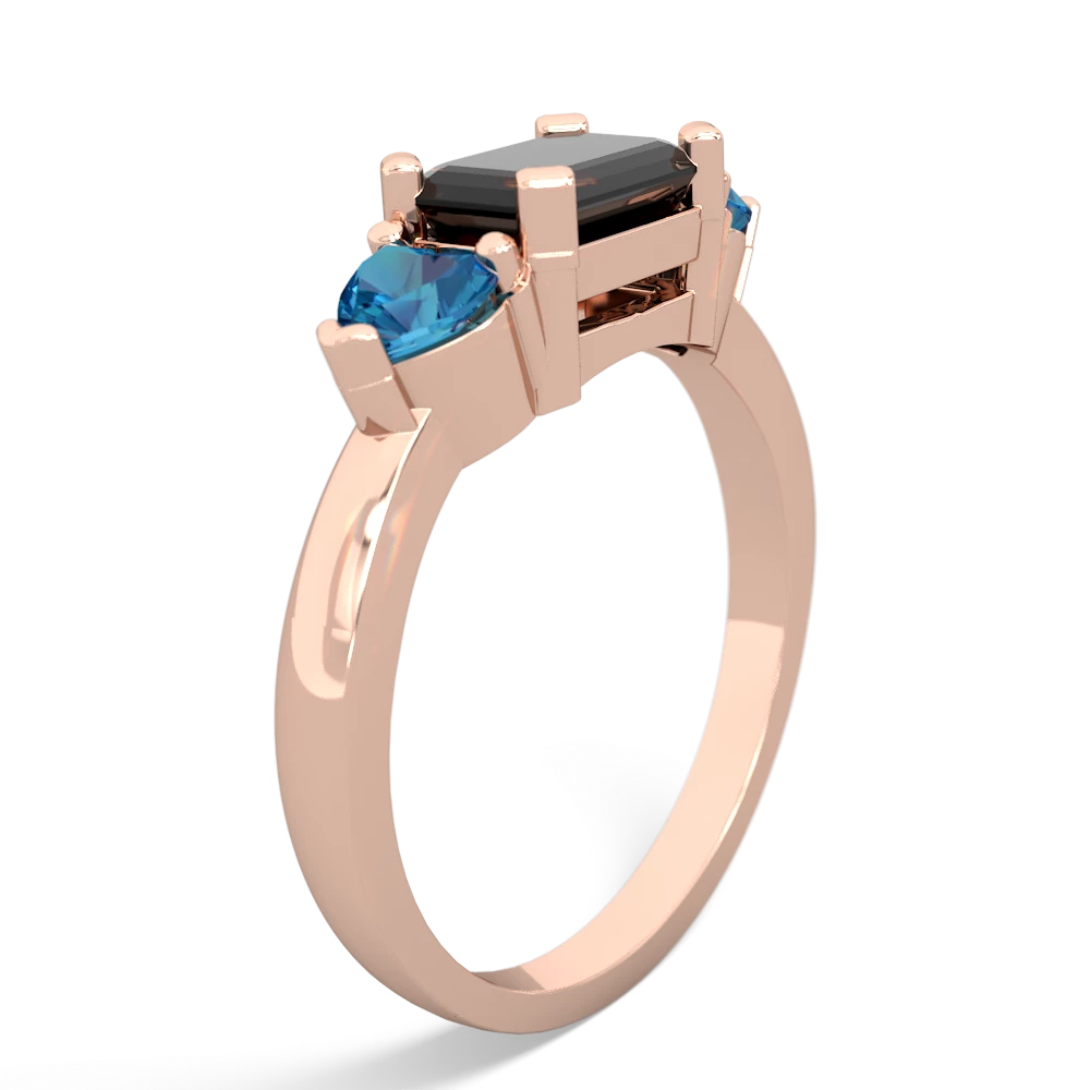 Onyx Three Stone 14K Rose Gold ring R5235