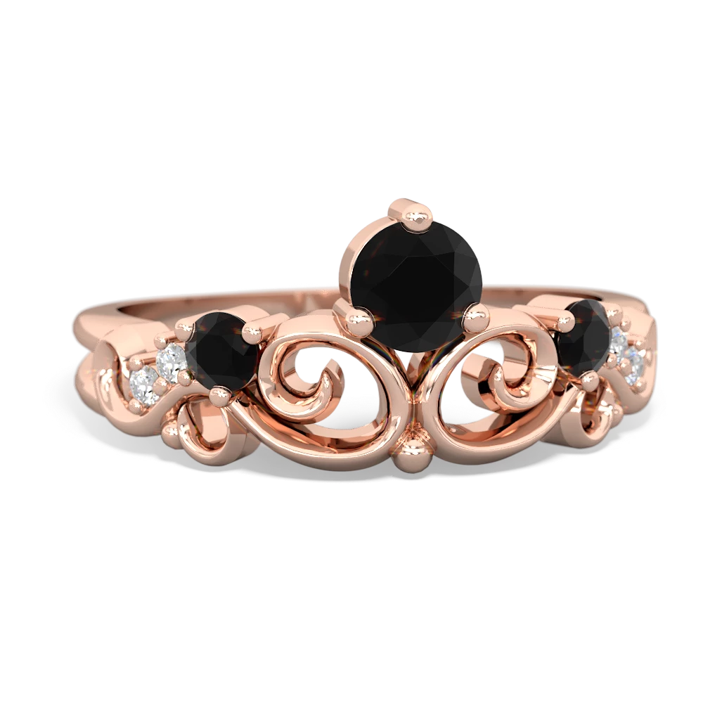 London Topaz Crown Keepsake 14K Rose Gold ring R5740