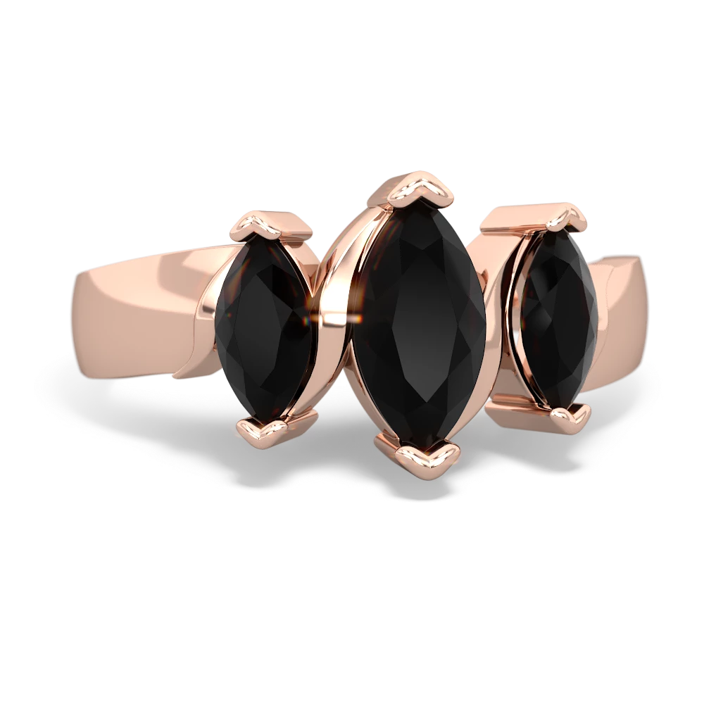 Alexandrite Three Peeks 14K Rose Gold ring R2433