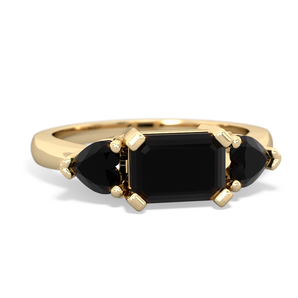 Opal Three Stone 14K Yellow Gold ring R5235