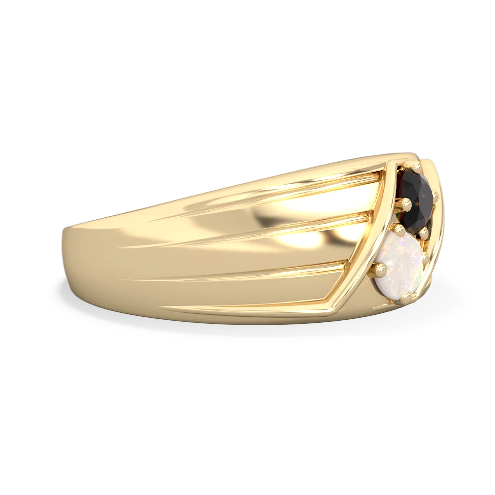 Onyx Men's Streamline 14K Yellow Gold ring R0460