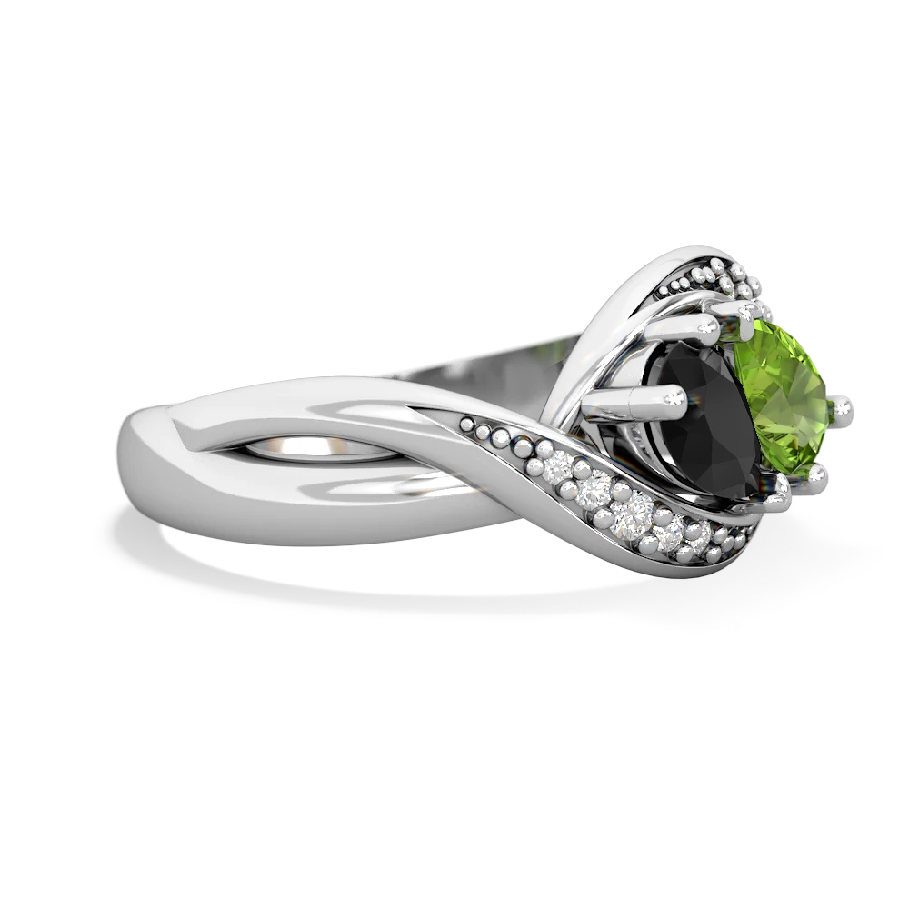 Onyx Summer Winds 14K White Gold ring R5342