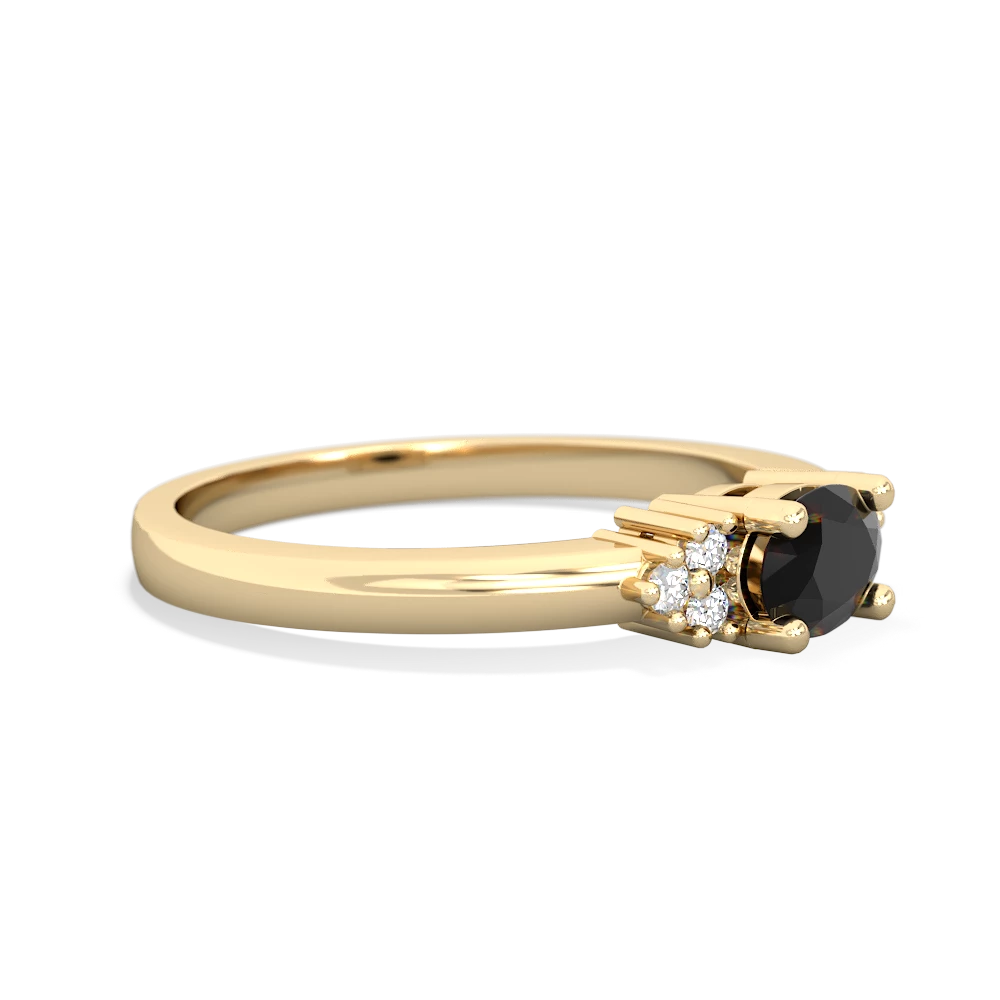 Onyx Simply Elegant East-West 14K Yellow Gold ring R2480