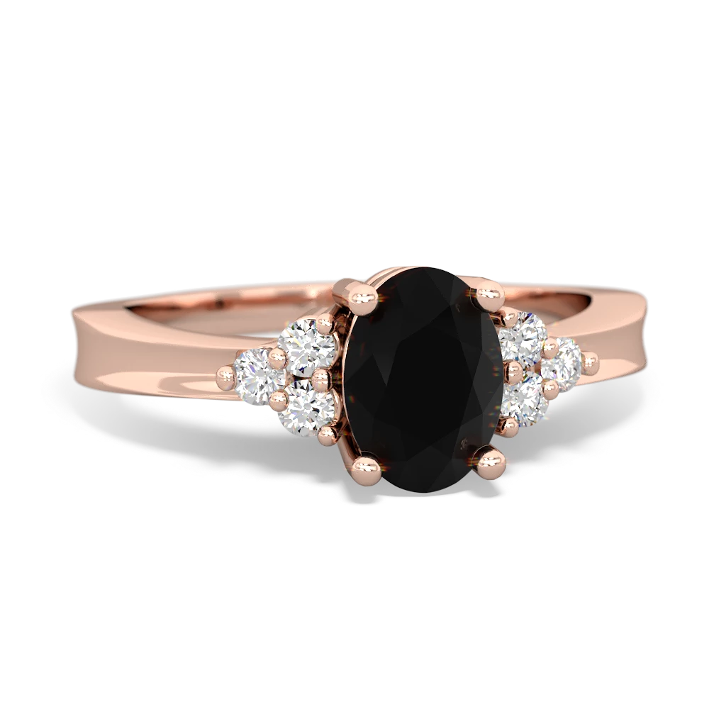 Onyx Simply Elegant 14K Rose Gold ring R2113