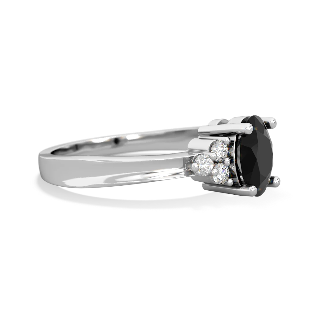 Onyx Simply Elegant 14K White Gold ring R2113