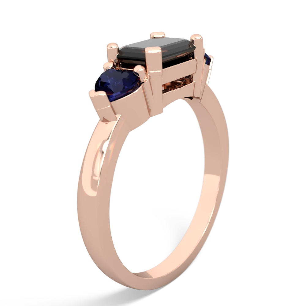 Onyx Three Stone 14K Rose Gold ring R5235