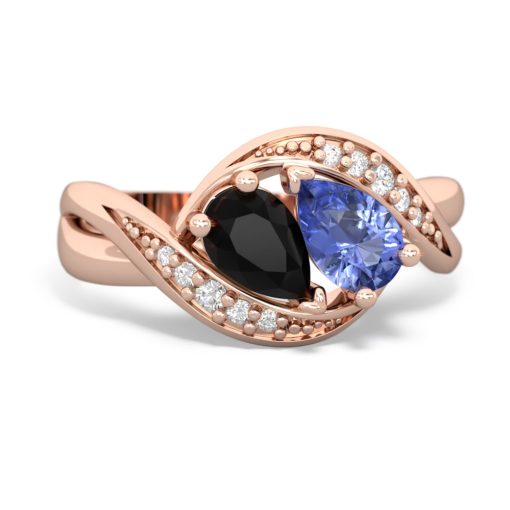 Onyx Summer Winds 14K Rose Gold ring R5342