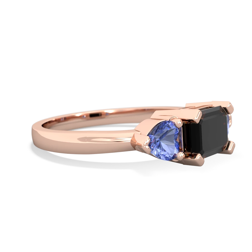 Onyx Three Stone 14K Rose Gold ring R5235