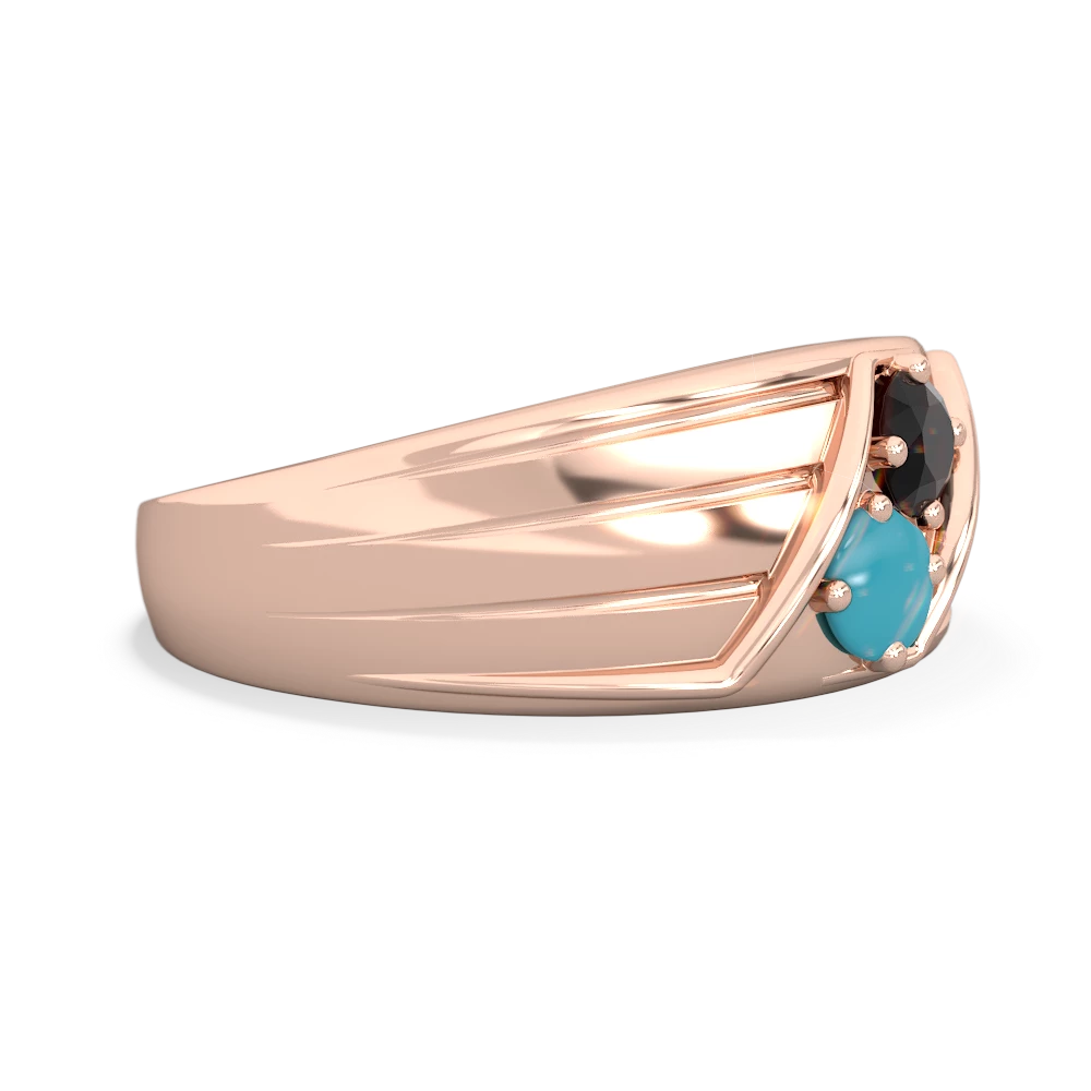 Onyx Men's Streamline 14K Rose Gold ring R0460