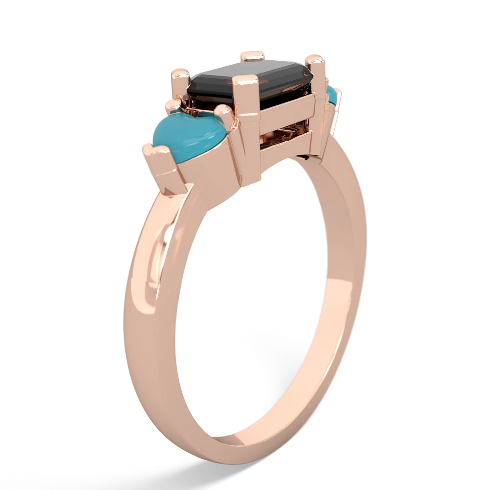 Onyx Three Stone 14K Rose Gold ring R5235