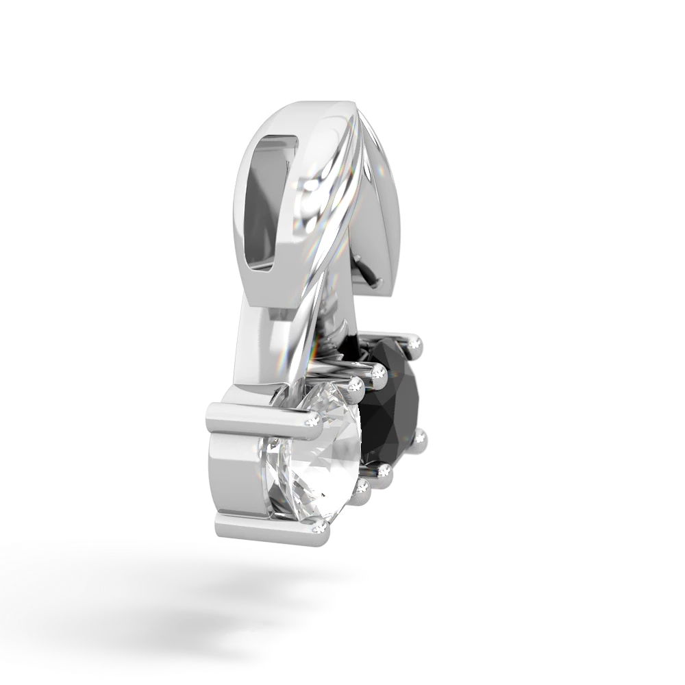 Onyx Sweet Cherries 14K White Gold pendant P7001