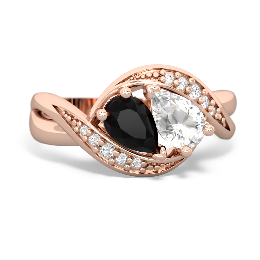 Onyx Summer Winds 14K Rose Gold ring R5342