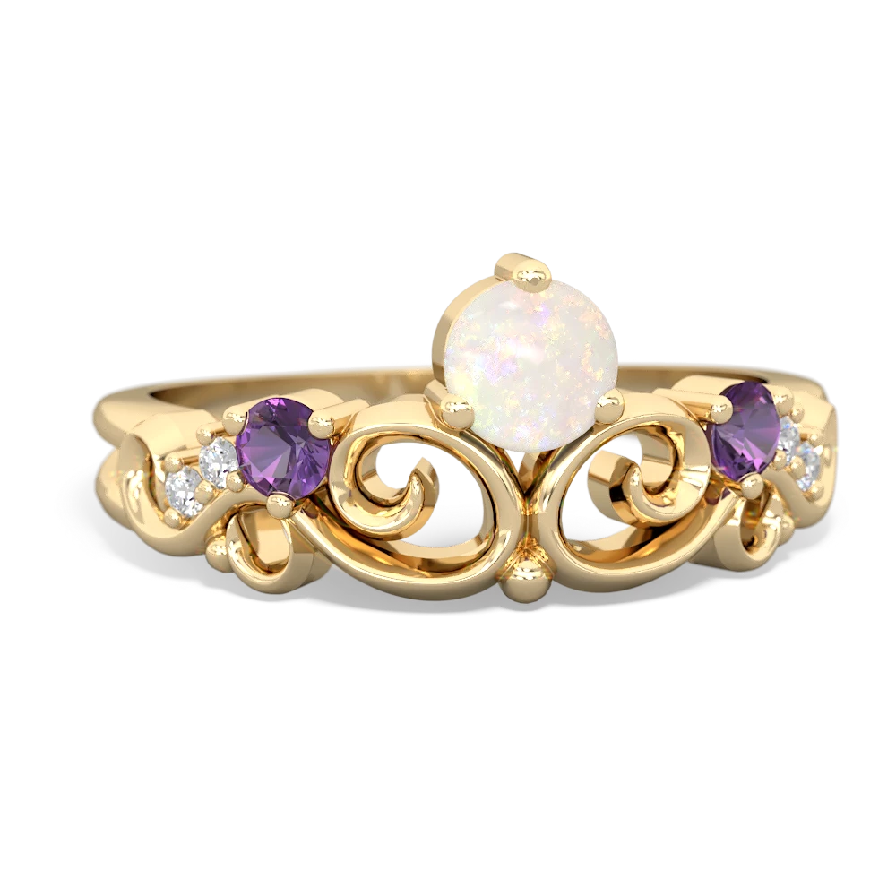 Opal Crown Keepsake 14K Yellow Gold ring R5740