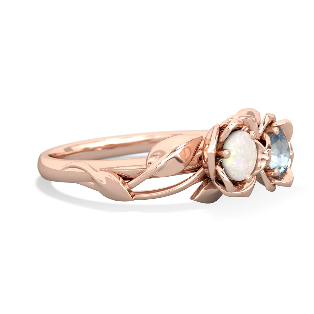 Opal Rose Garden 14K Rose Gold ring R5510