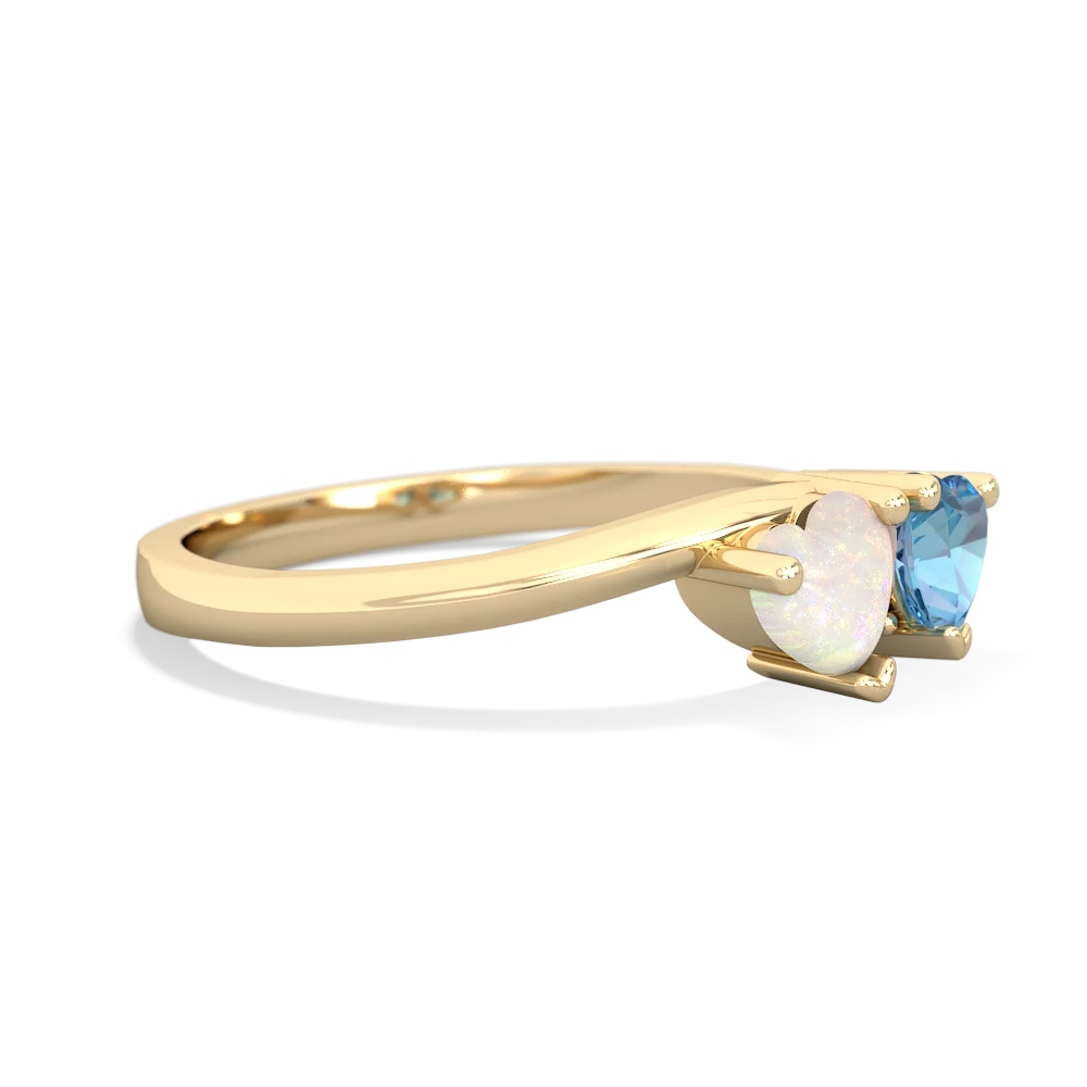 Opal Sweethearts 14K Yellow Gold ring R5260