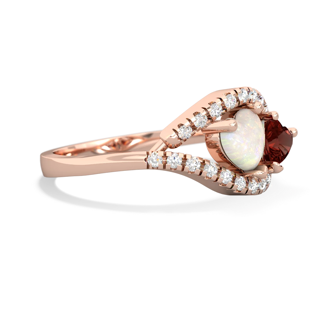 Opal Mother And Child 14K Rose Gold ring R3010