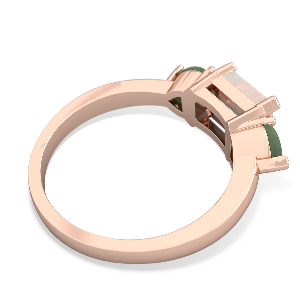 Opal Three Stone 14K Rose Gold ring R5235