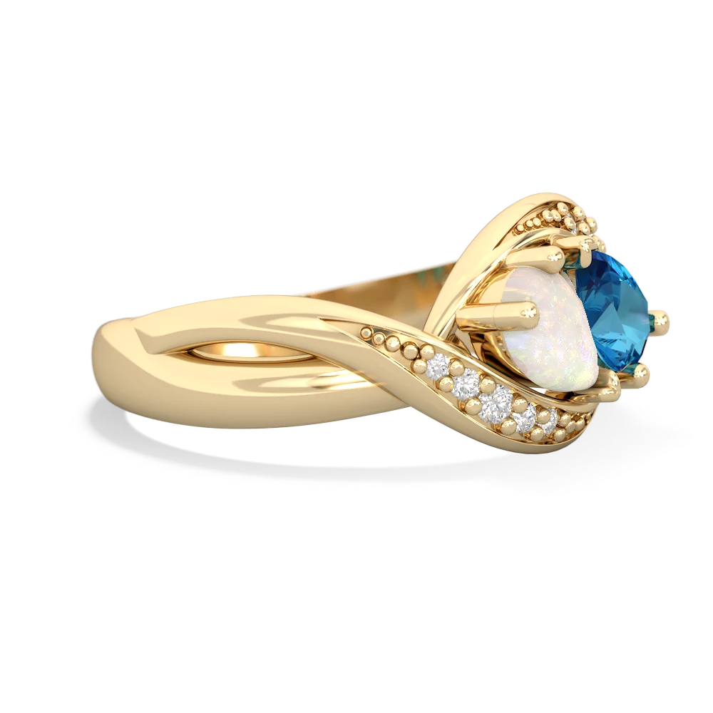 Opal Summer Winds 14K Yellow Gold ring R5342