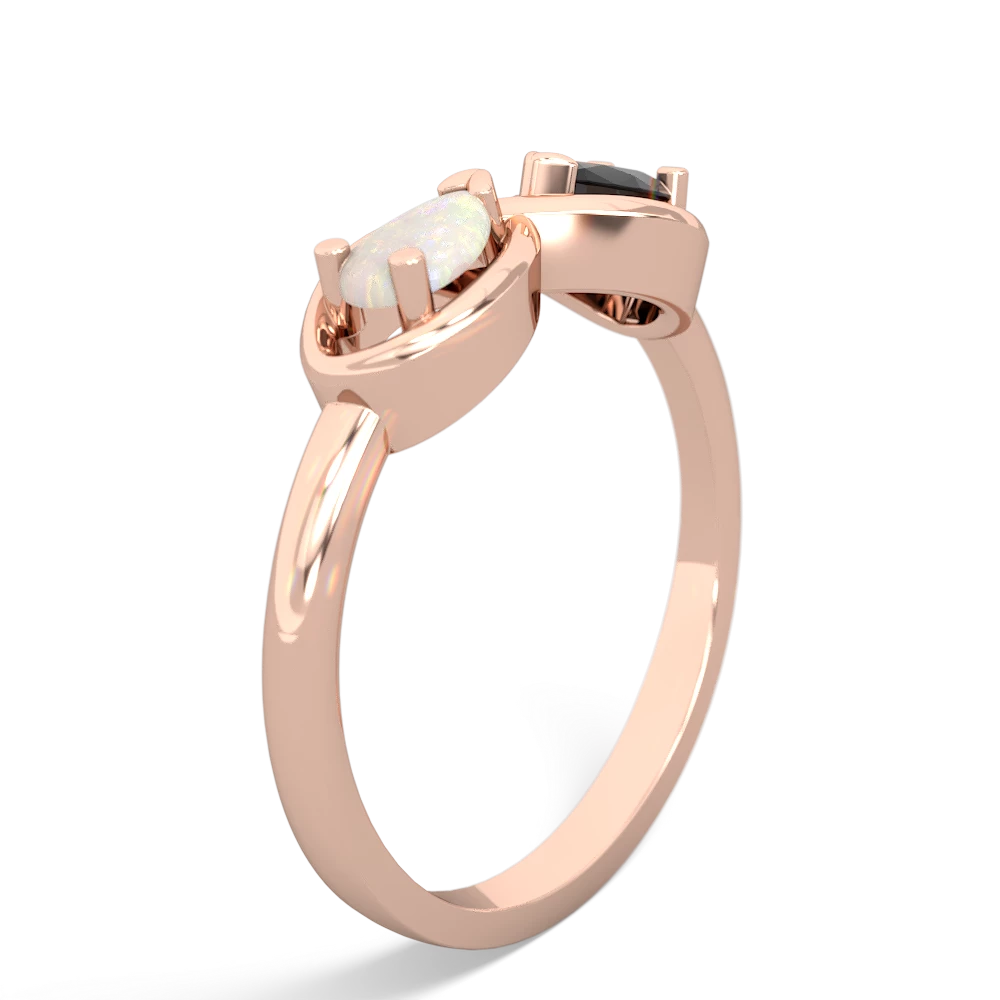 Opal Infinity 14K Rose Gold ring R5050