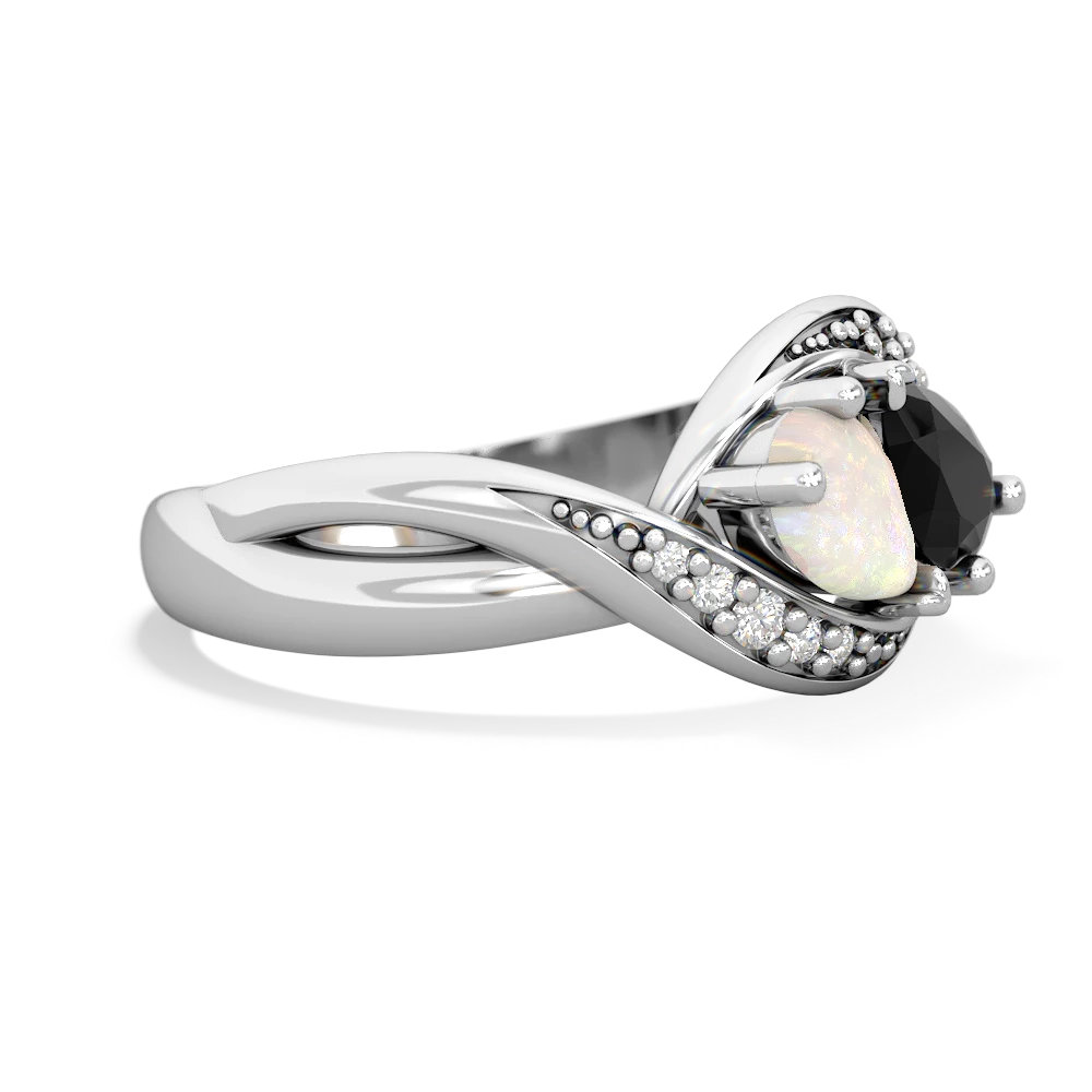 Opal Summer Winds 14K White Gold ring R5342