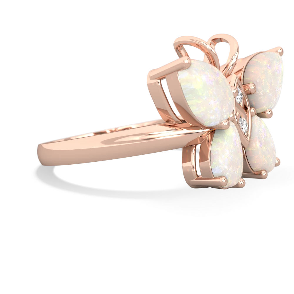 Opal Butterfly 14K Rose Gold ring R2215