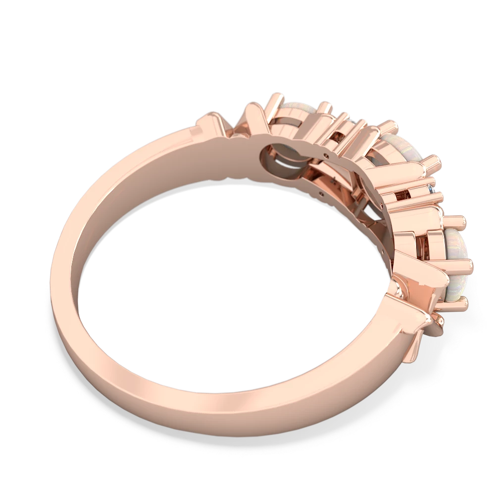 Onyx Hugs And Kisses 14K Rose Gold ring R5016