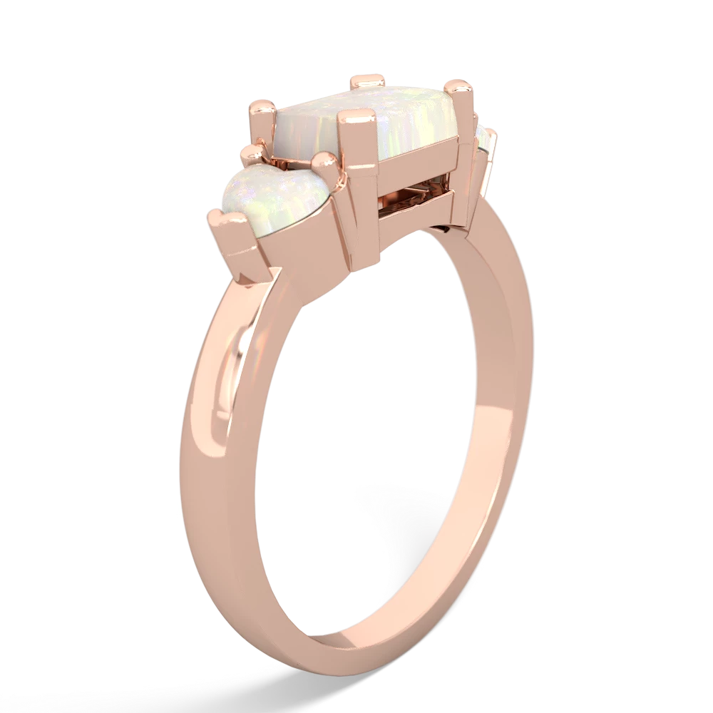 Onyx Three Stone 14K Rose Gold ring R5235