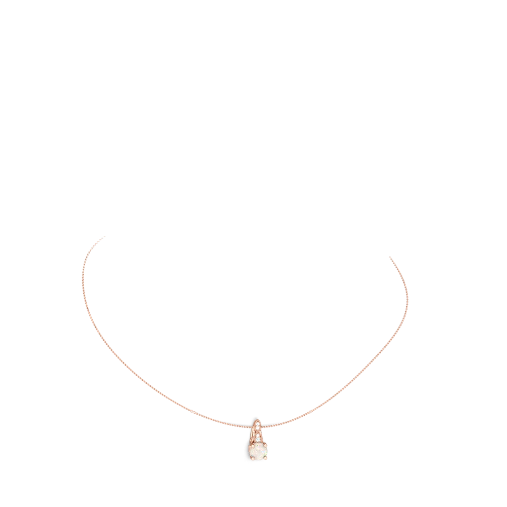 Opal Antique Elegance 14K Rose Gold pendant P3100