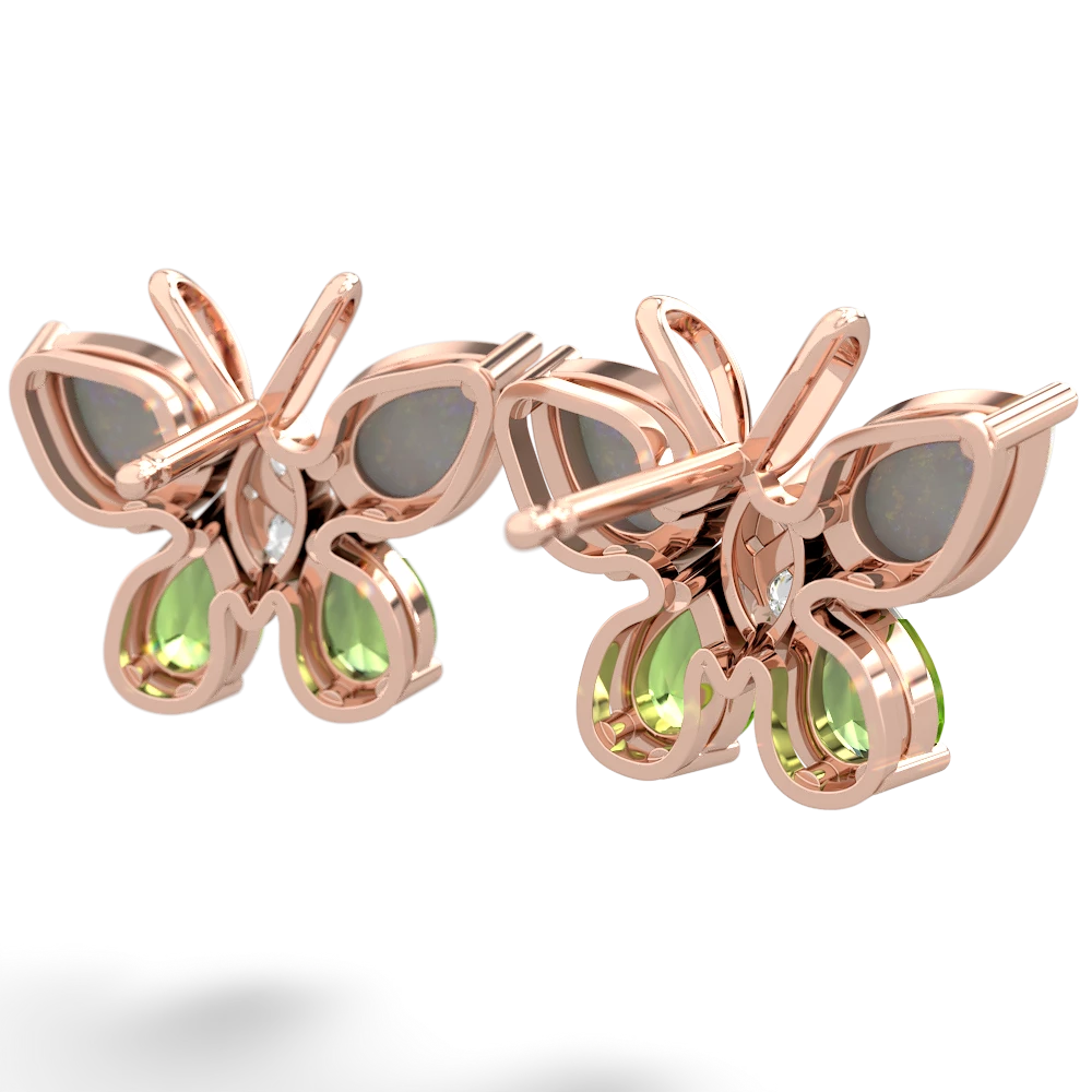 Opal Butterfly 14K Rose Gold earrings E2215