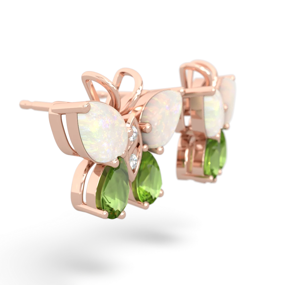 Opal Butterfly 14K Rose Gold earrings E2215