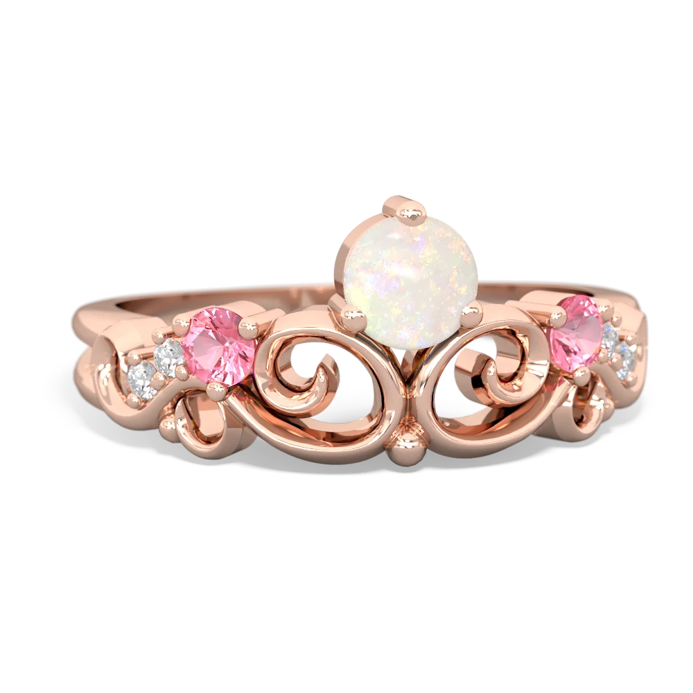 Opal Crown Keepsake 14K Rose Gold ring R5740