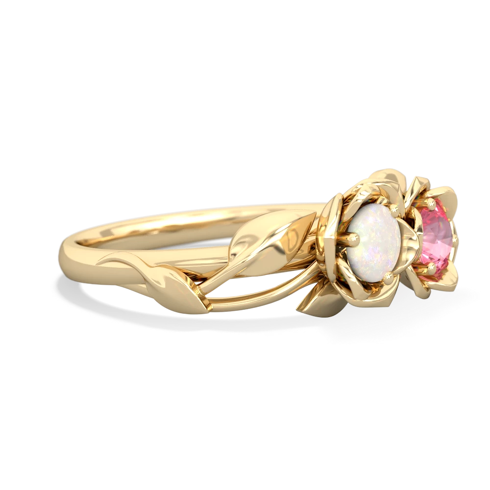 Opal Rose Garden 14K Yellow Gold ring R5510