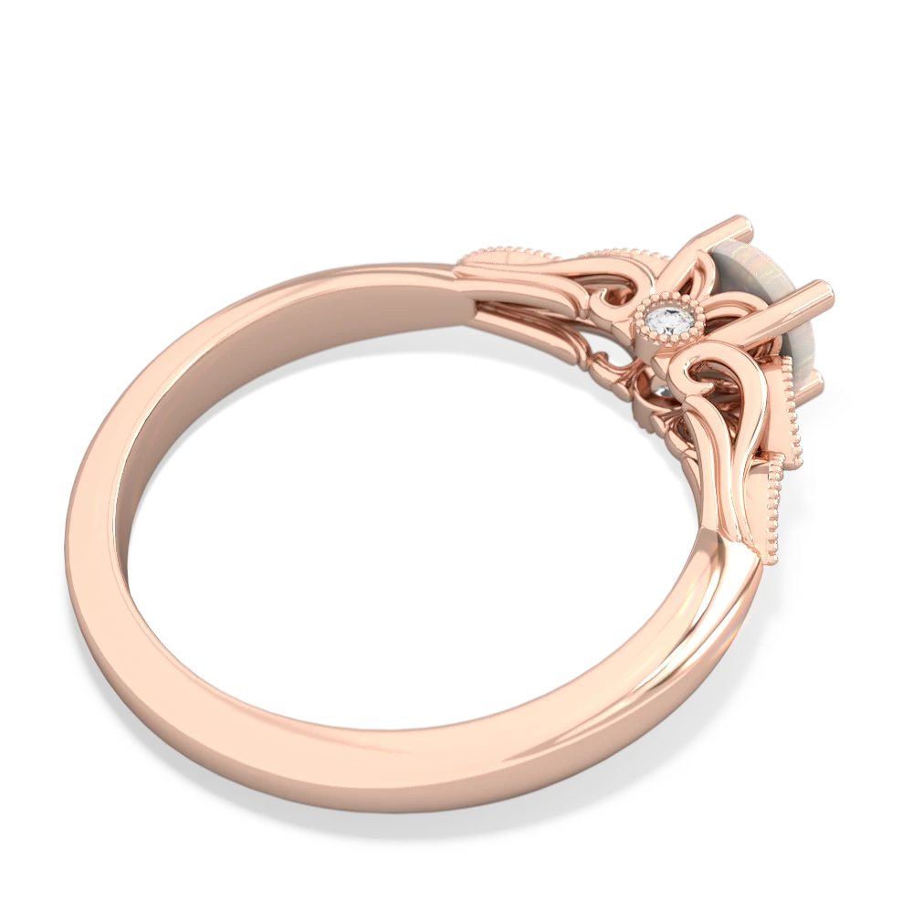 Opal Antique Elegance 14K Rose Gold ring R3100