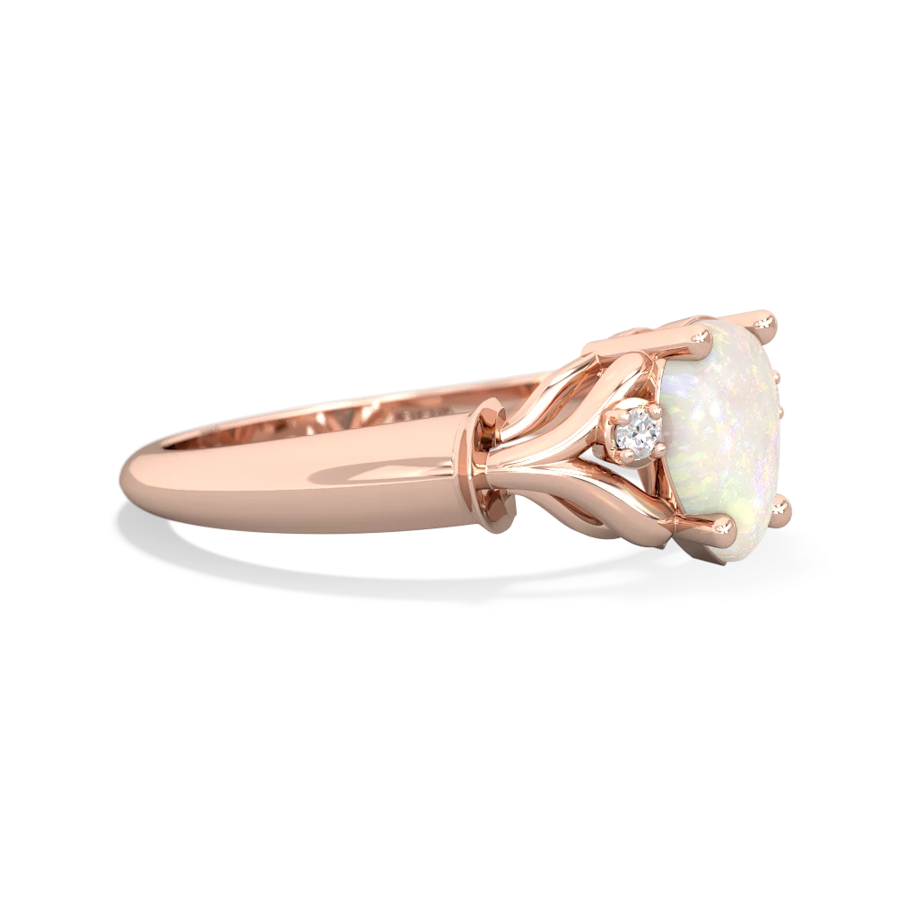 Opal Precious Pear 14K Rose Gold ring R0826