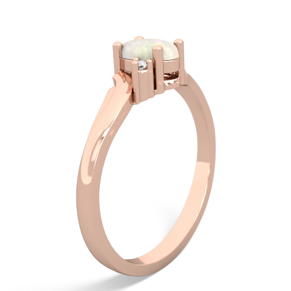 Opal Elegant Swirl 14K Rose Gold ring R2173