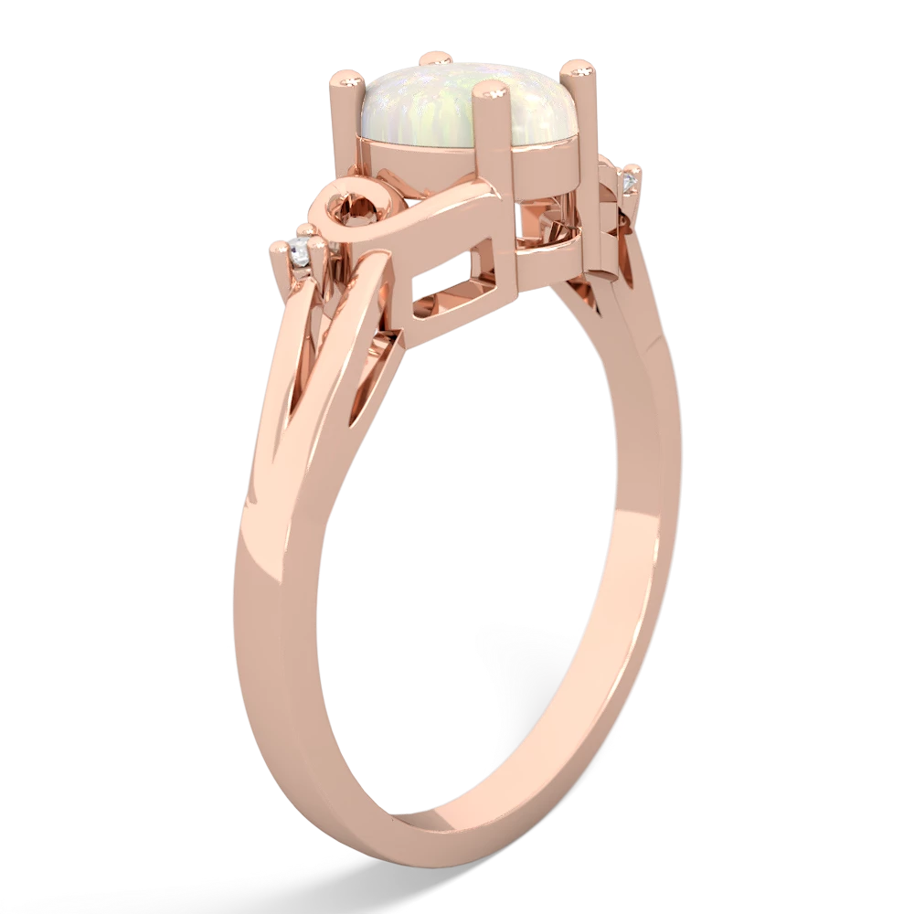 Opal Swirls 14K Rose Gold ring R2347