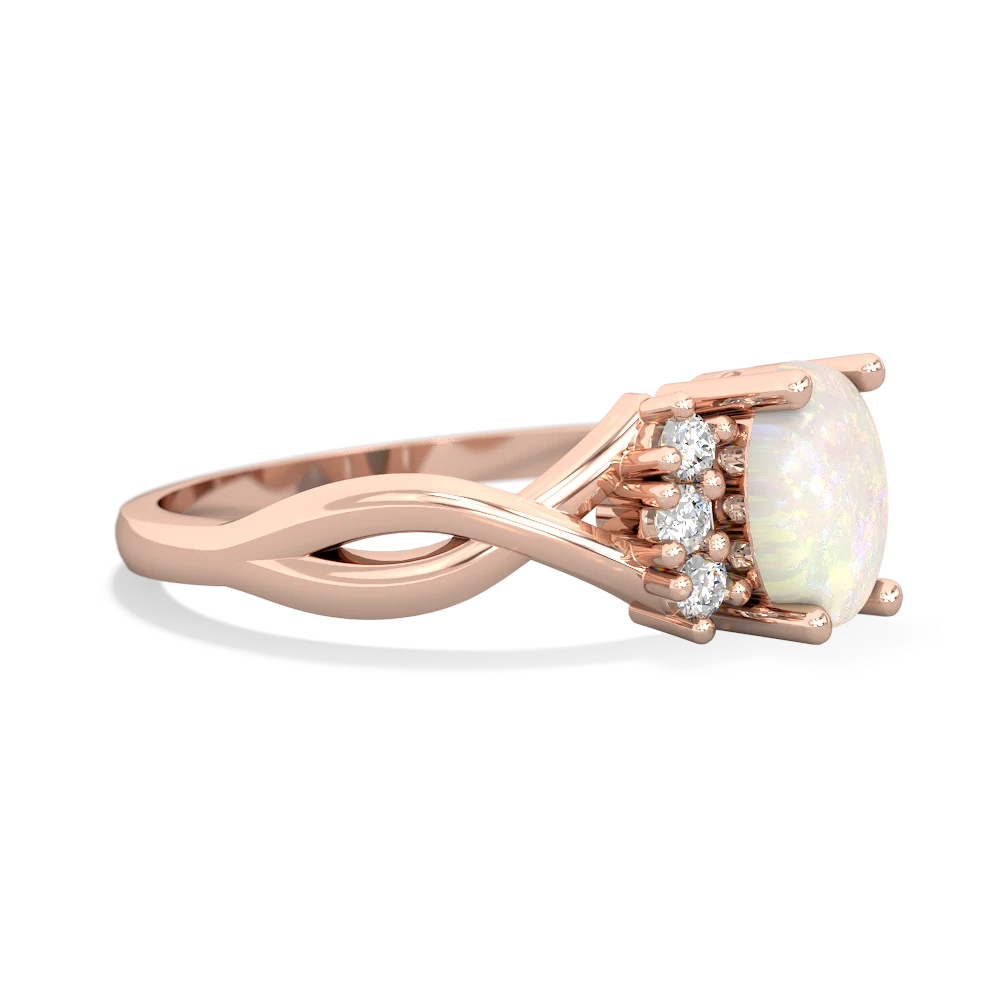 Opal Victorian Twist 14K Rose Gold ring R2497