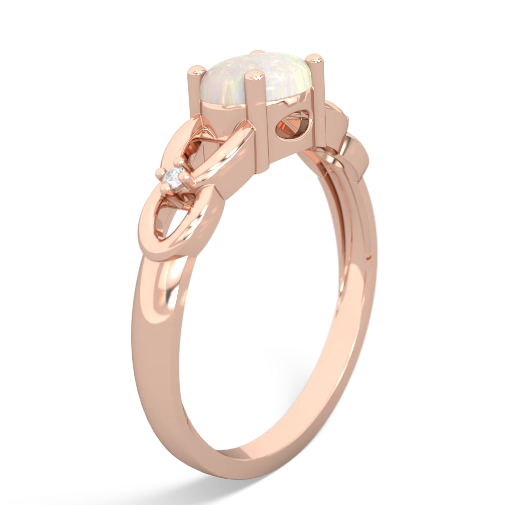 Opal Links 14K Rose Gold ring R4032