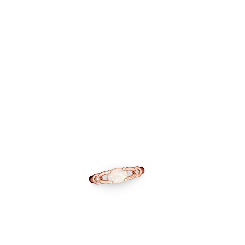 Opal Links 14K Rose Gold ring R4032